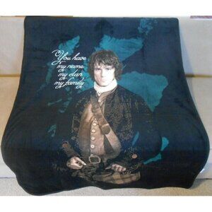 New Outlander Plush Throw Gift Blanket Jamie Fraser Photo Sam Heughan TV Series